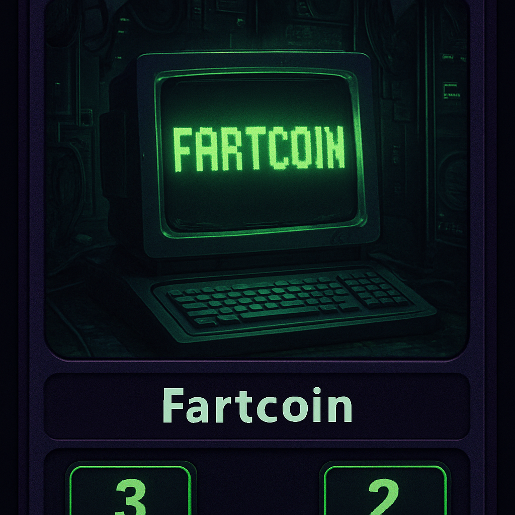 Fartcoin trading card