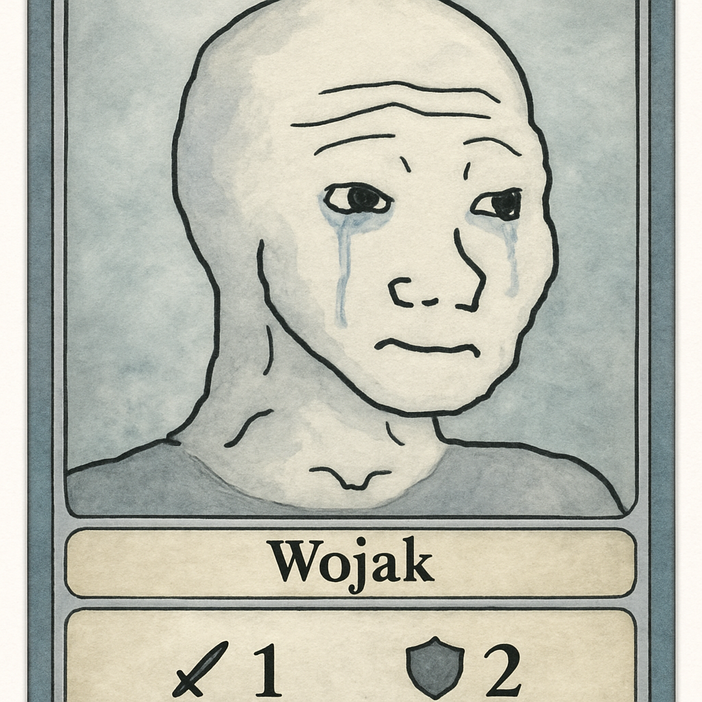 Wojak trading card